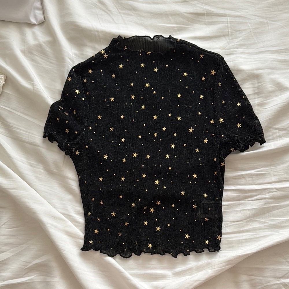 SHEIN Black and White Fitted Blouse with Peter Pan Collar